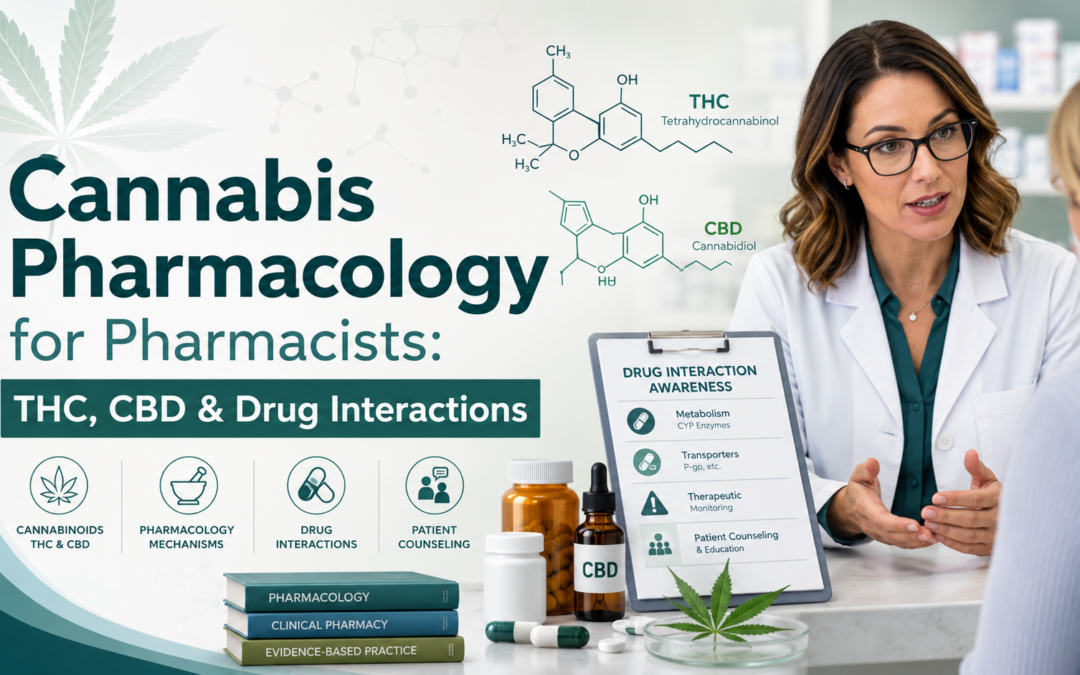 Cannabis Pharmacology for Pharmacists: THC, CBD & Drug Interactions