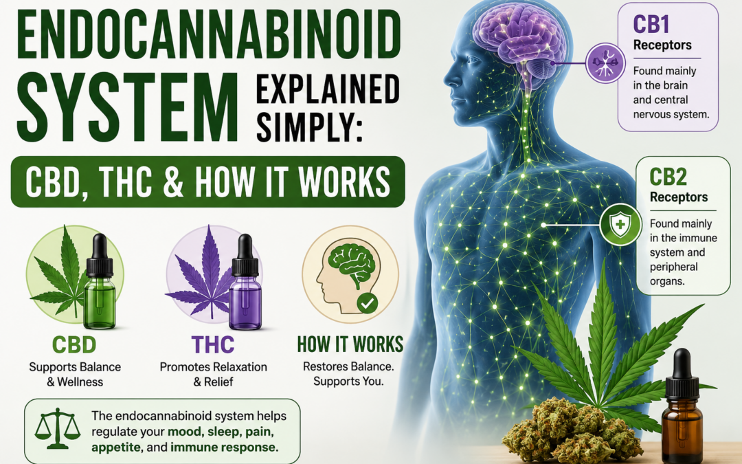Endocannabinoid System Explained Simply: CBD, THC & How It Works